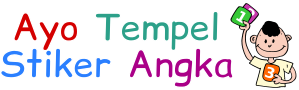 ayo tempel stiker angka