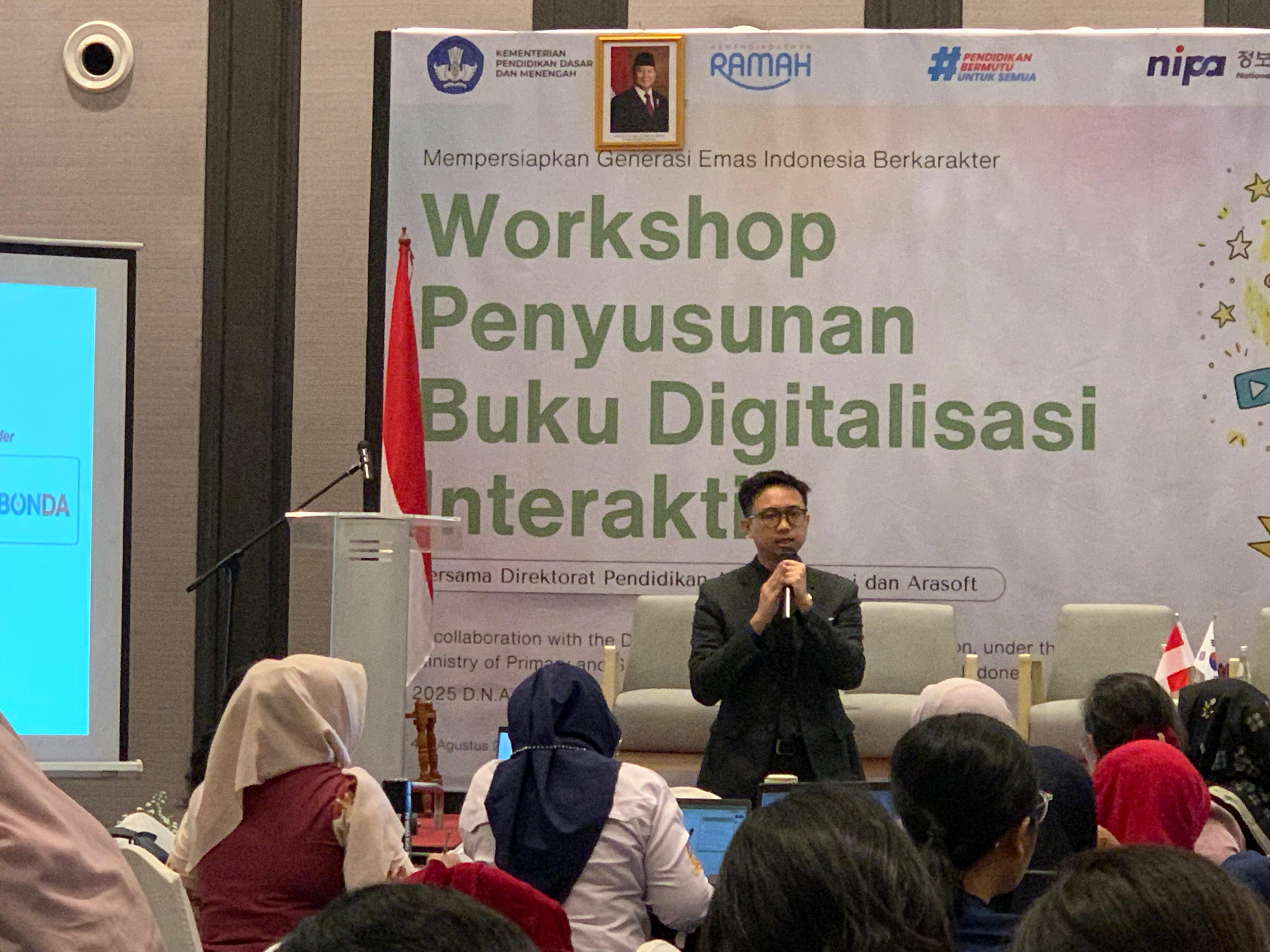 Kabar PAUD - Direktorat PAUD Gelar Workshop Penyusunan Buku Digital Interaktif, Kolaborasi Kemitraan Dengan Arasoft Korea Selatan 