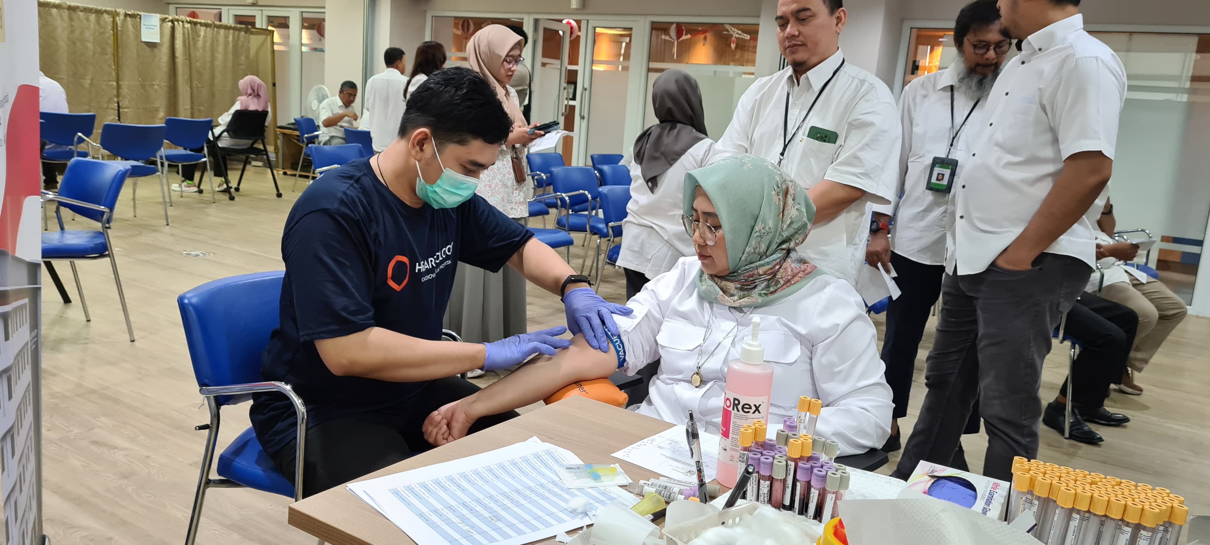 Kabar PAUD - Pantau Kondisi Kesehatan Pegawai Direktorat PAUD Lakukan Pemeriksaaan Medical Check UP