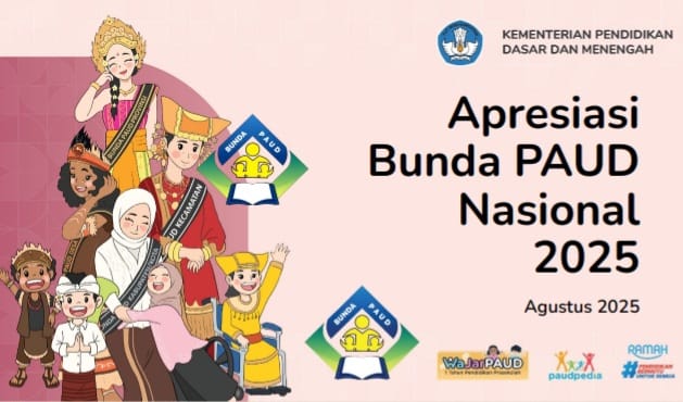 Kabar PAUD - Direktorat PAUD Tetapkan Batas Pengusulan Apresiasi Bunda PAUD Nasional Dilakukan  1 September hingga 20 Oktober 2025 Pukul 23.59 WIB