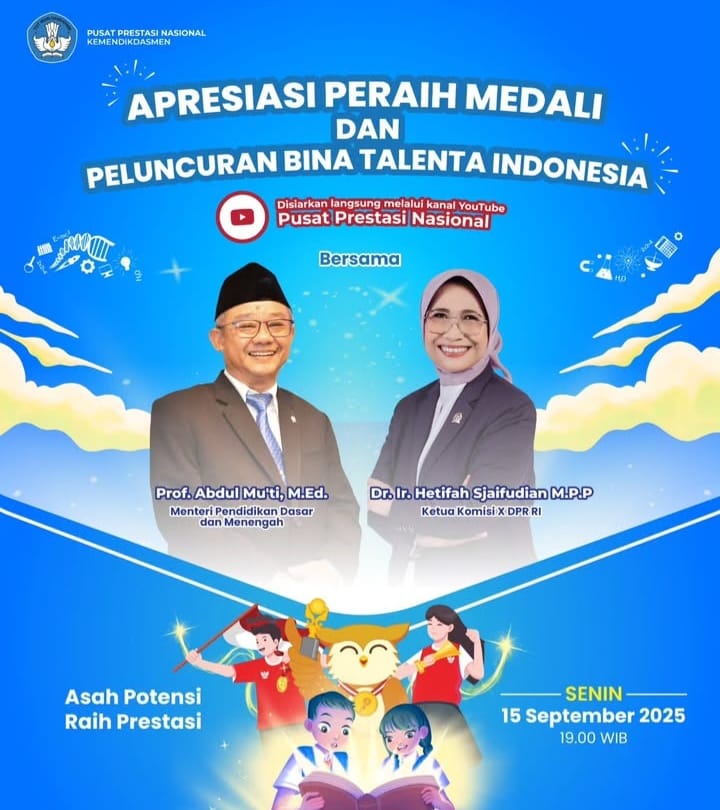 Kabar PAUD - Mendikdasmen  Luncurkan “Bina Talenta Indonesia”,  Program Pelatihan Koding dan AI untuk Guru dan Siswa Menengah Terintegrasi