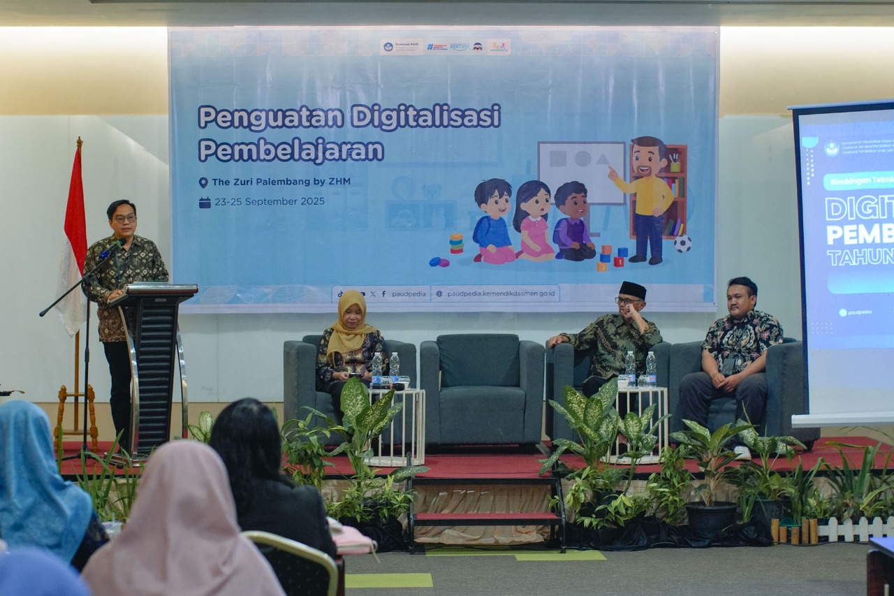 Kabar PAUD - Bimtek Digitalisasi Pembelajaran PAUD di Palembang, 17 Kabupaten Kota di Sumatera Selatan Antusias Sambut Transformasi Satuan PAUD 