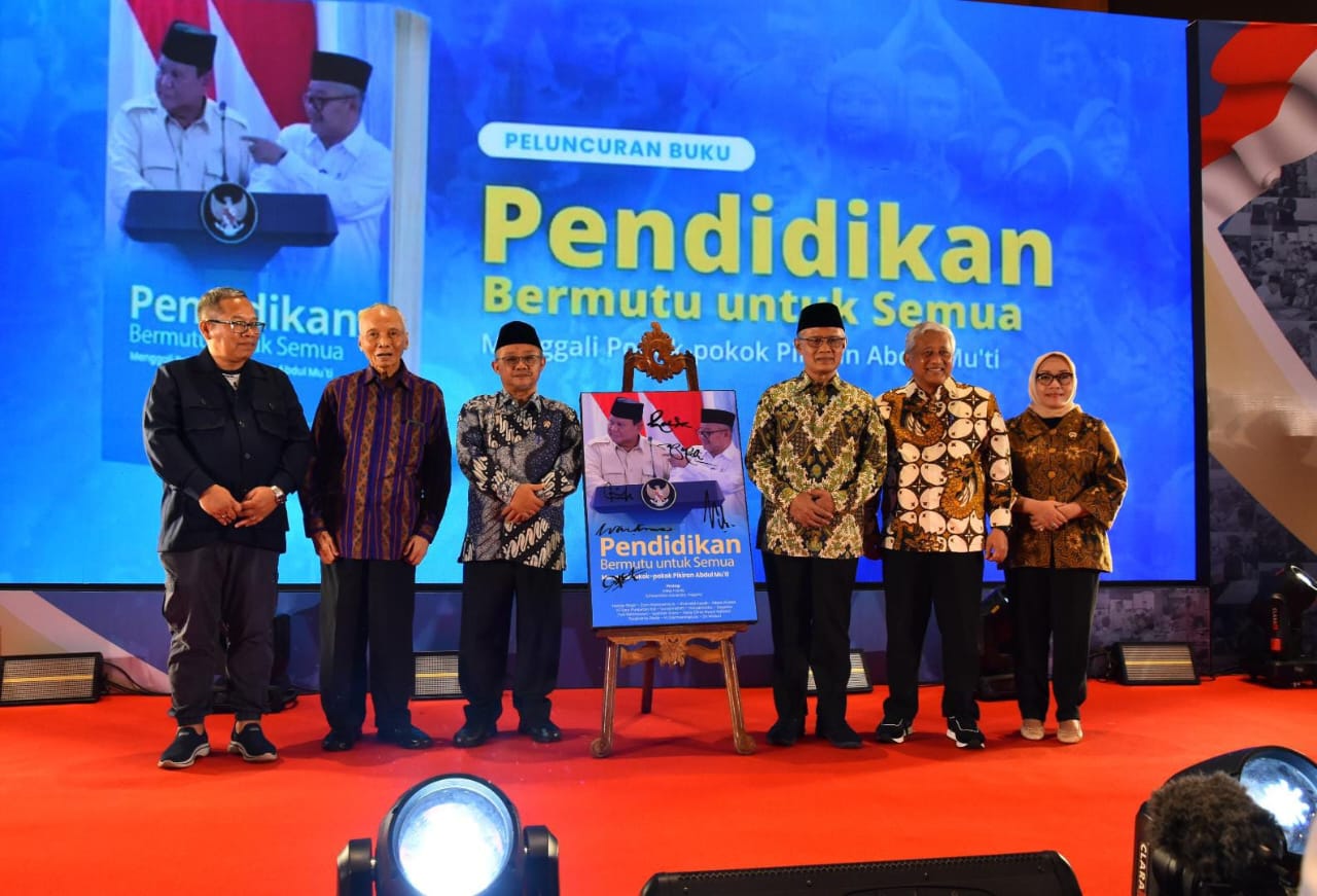 Kabar PAUD - Peluncuran Buku Menggali Pokok Pikiran Prof Dr Abdul Mu’ti Sang Nahkoda Kemendikdasmen, “Saya Izin Memimpin Ala Muhammadiyah Bukan Ala Kadarnya”
