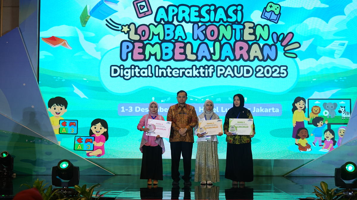 Kabar PAUD - Direktorat PAUD Umumkan 56 Pemenang Konten Digital Pembelajaran Interaktif, Inovasi Pendidikan Anak Usia Dini Terus Berlanjut
