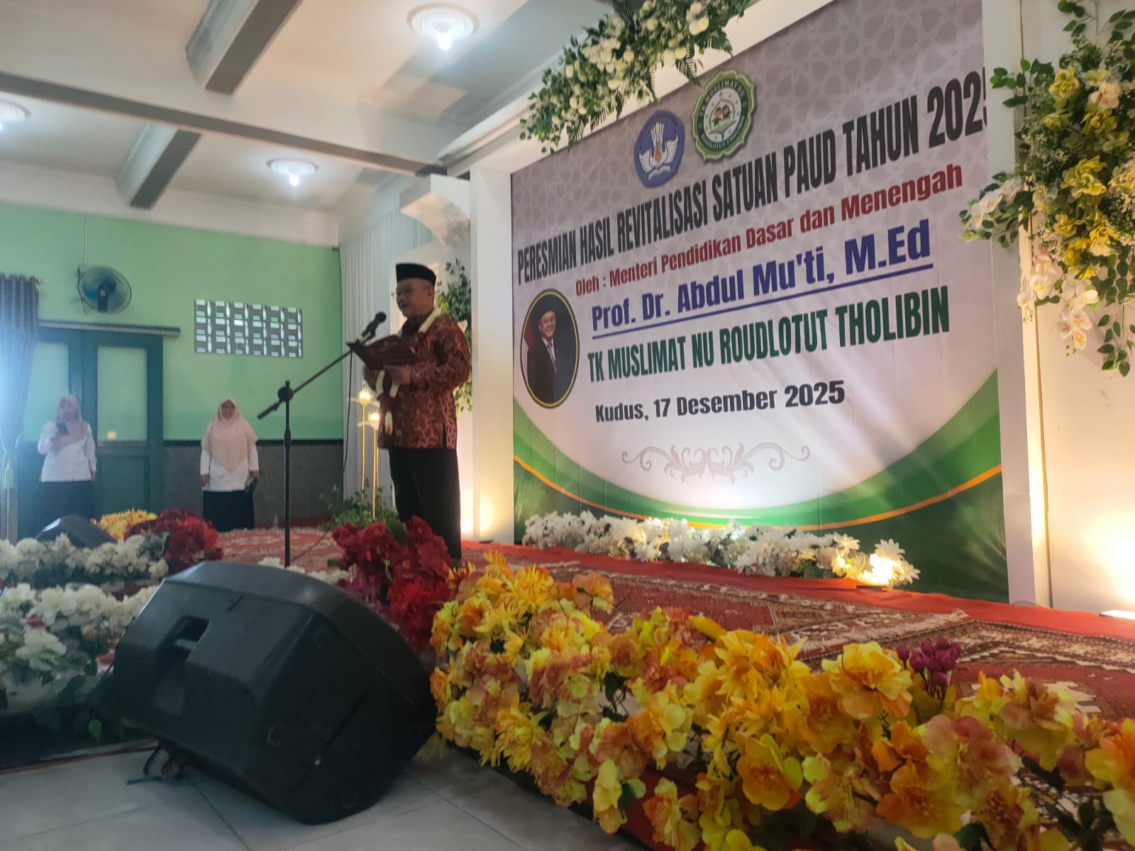 Kabar PAUD - Mendikdasmen Resmikan Revitalisasi Satuan PAUD di Kudus, Targetkan Wajib Belajar 13 Tahun dan Perluasan PIP TK Tingkatkan Minat Orangtua Membawa Buah Hati ke PAUD 