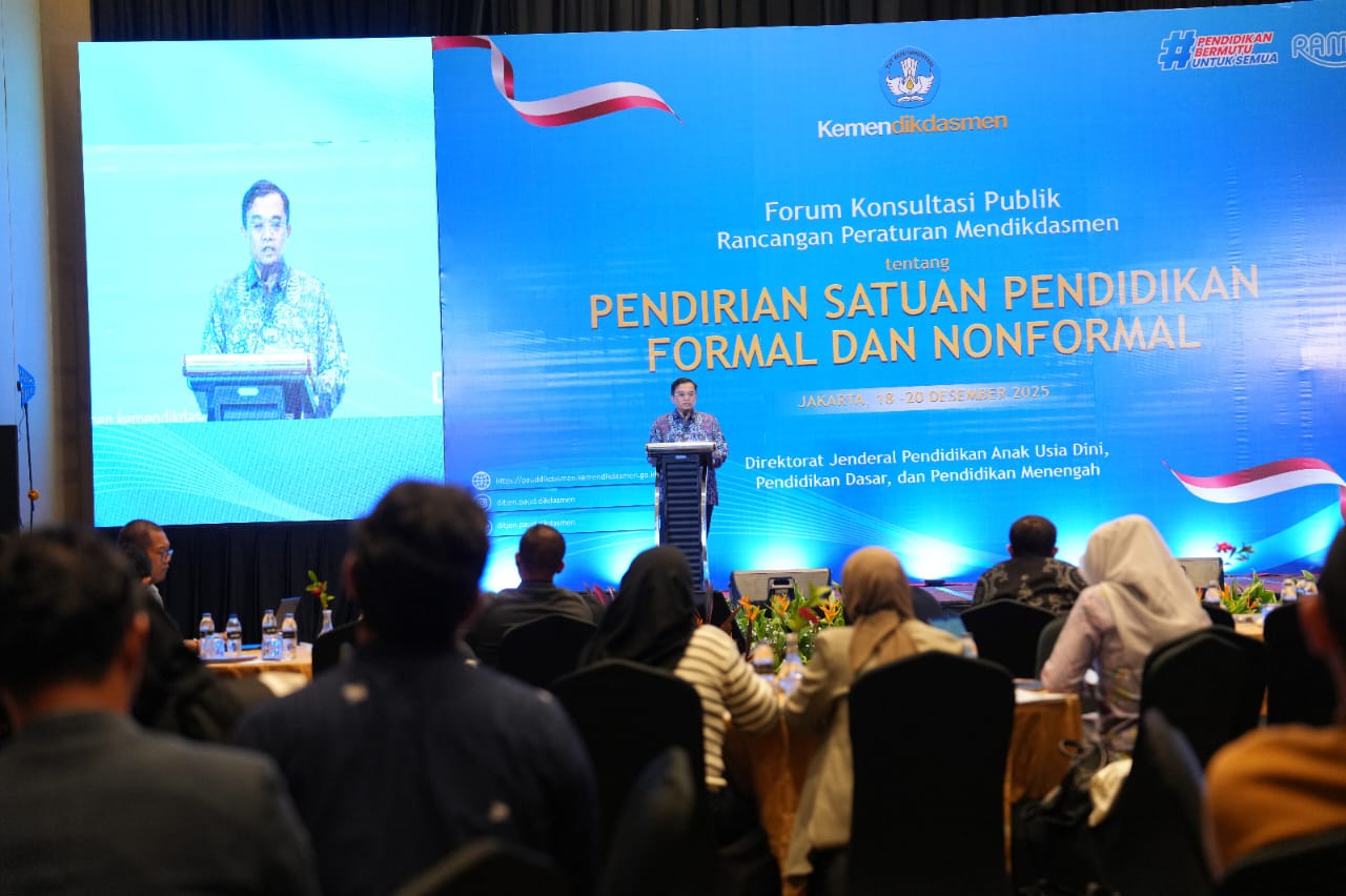 Kabar PAUD - Kemendikdasmen Pangkas Kerumitan Izin Pendirian PAUD hingga SMA, Tata Kelola Pendirian Sekolah Formal dan Non-formal Ditata Ulang 