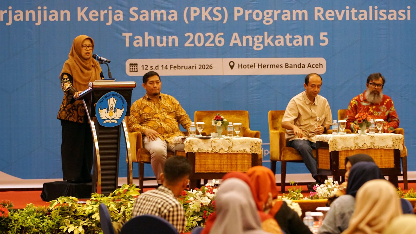 Kabar PAUD - Penandatanganan PKS Revitalisasi Satuan PAUD  Terdampak Bencana Angkatan 5 Tahun 2026  Untuk 57 PAUD di Provinsi Aceh
