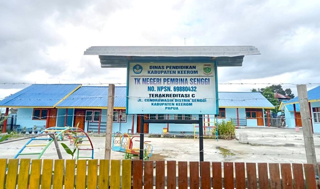 Kabar PAUD - Transformasi Pendidikan 3T dan Senyum di Beranda Negeri Perbatasan RI - PNG, Ketika TK Negeri di Keerom Papuat Sambut Ruang Kelas Baru 