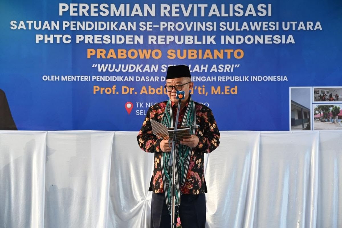Kabar PAUD - Transformasi TK Negeri 10 Manado, Revitalisasi di Sulawesi Utara Memastikan Siswa  PAUD Tak Lagi "Menangis" saat Hujan