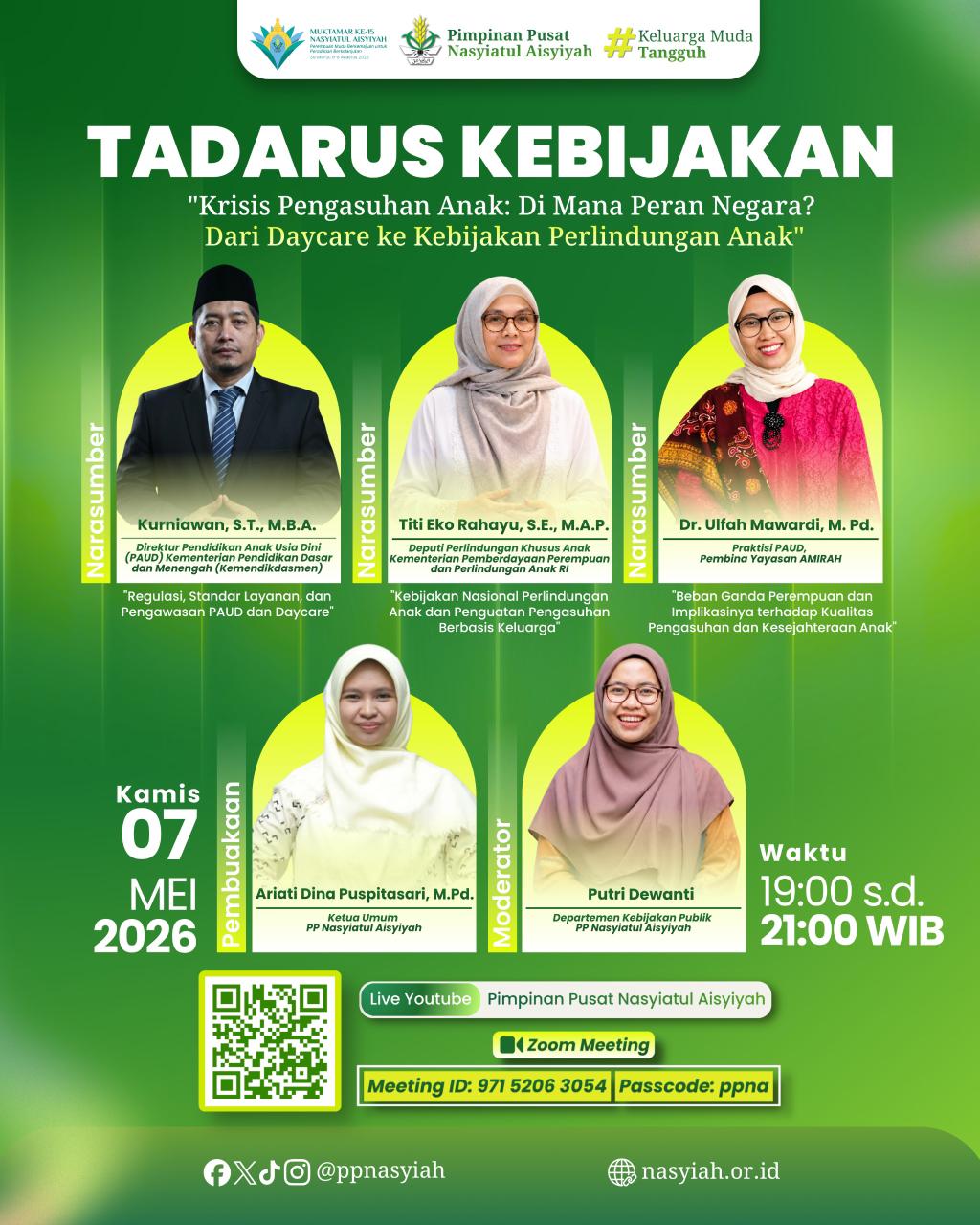 Kabar PAUD - Tadarus Kebijakan Krisis Pengasuhan Anak, Ekosistem  “Daycare” Harus Dibenahi Dari Hulu Hingga Hilir