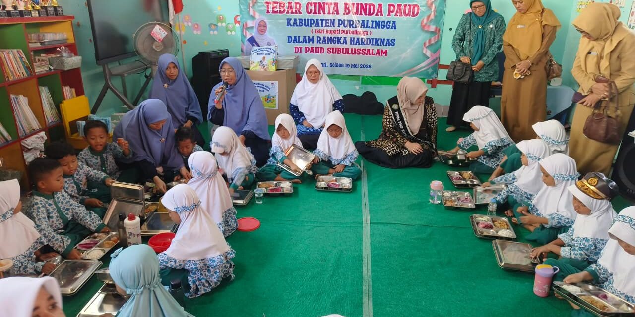 Kabar PAUD - Gerakan Tebar Cinta Bunda PAUD Purbalingga, Sinergi PHBS dan Makan Bergizi Gratis demi Generasi Emas 2045