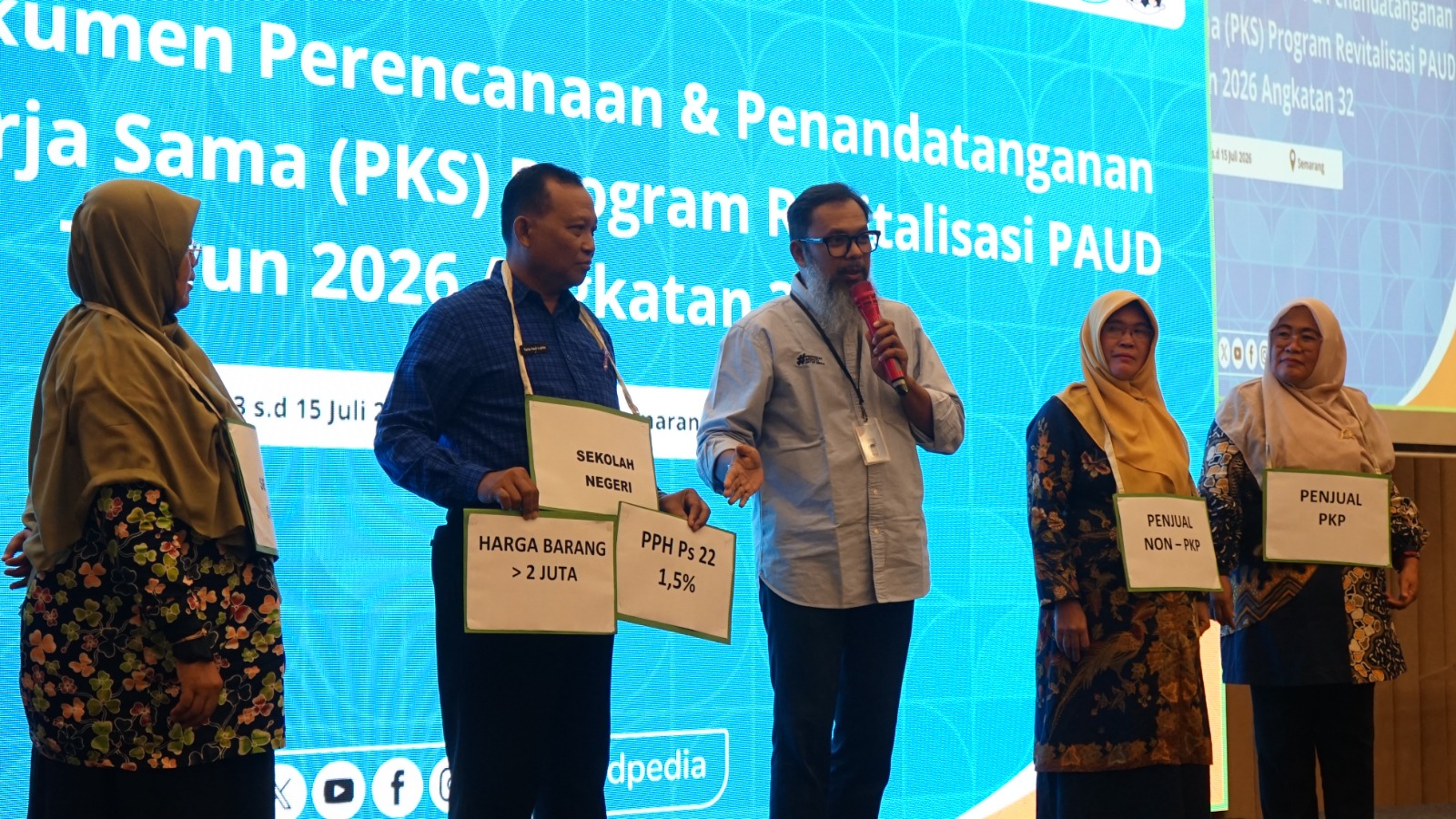 Kabar PAUD - 255 Kepala Satuan PAUD di Jawa Tengah Tandatangani PKS Revitalisasi Angkatan 32, Belanja Wajib Lewat SIPLah Kementerian Pastikan Menu Muncul Otomatis
