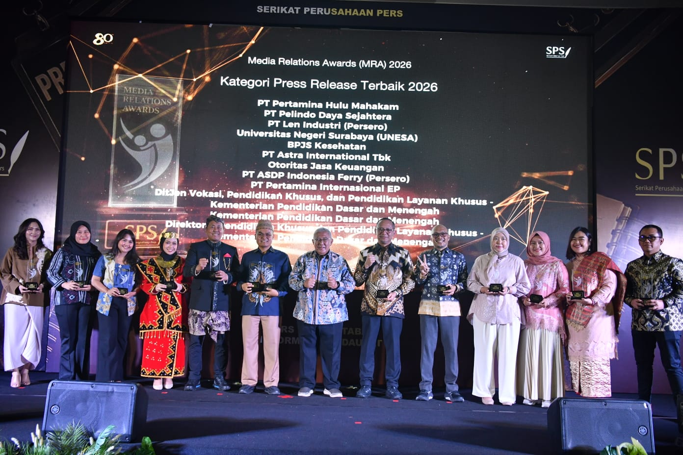 Kabar PAUD - Kemendikdasmen Borong Empat Penghargaan di Media Relations Awards SPS 2026