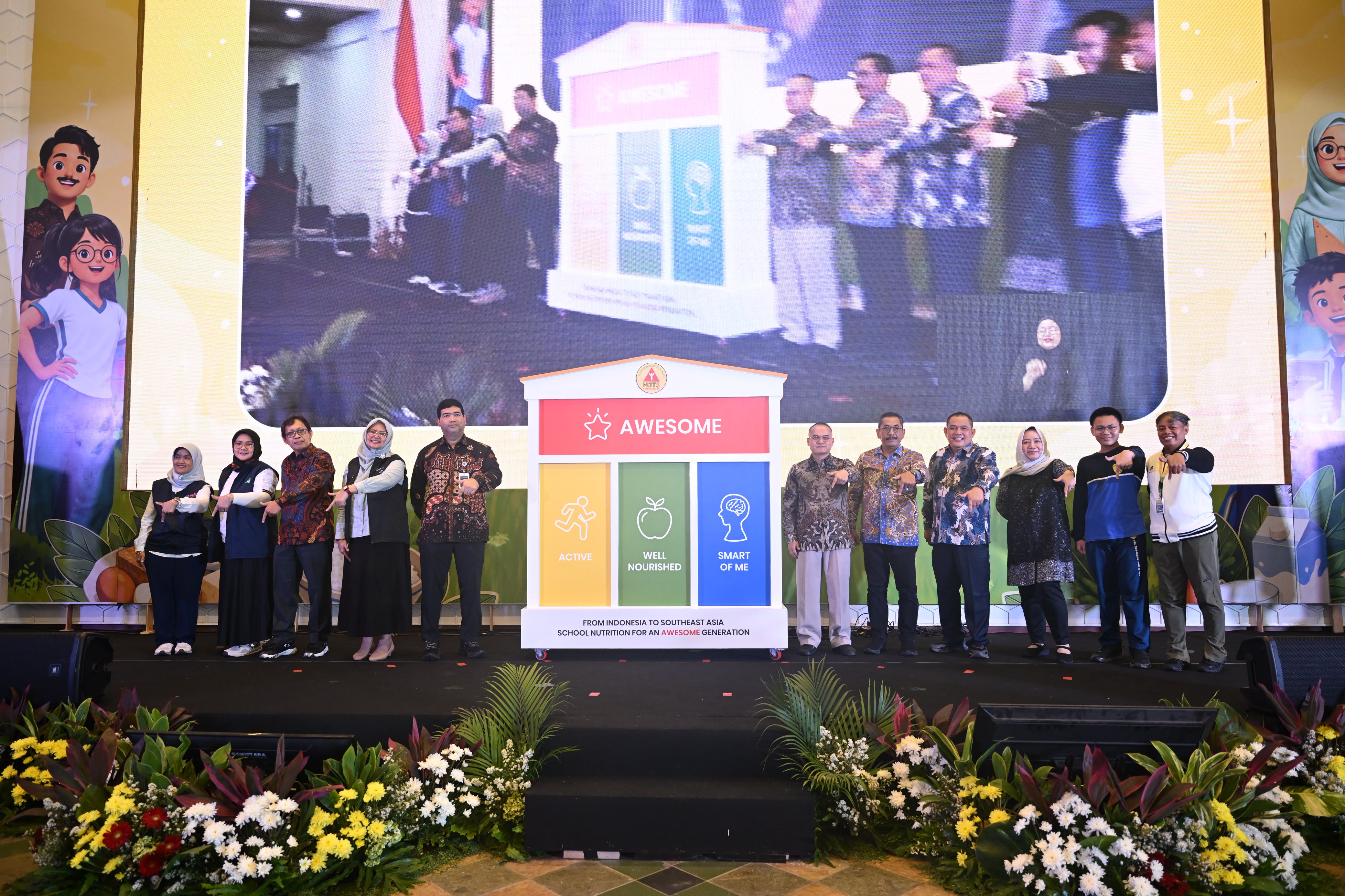 Satu Dekade SEAMEO RECFON Hadirkan Nutrition Goes to School, Ketika Kebun PAUD dan “Green House” SMA Negeri 1 Singosari Jadi Kelas Gizi 
