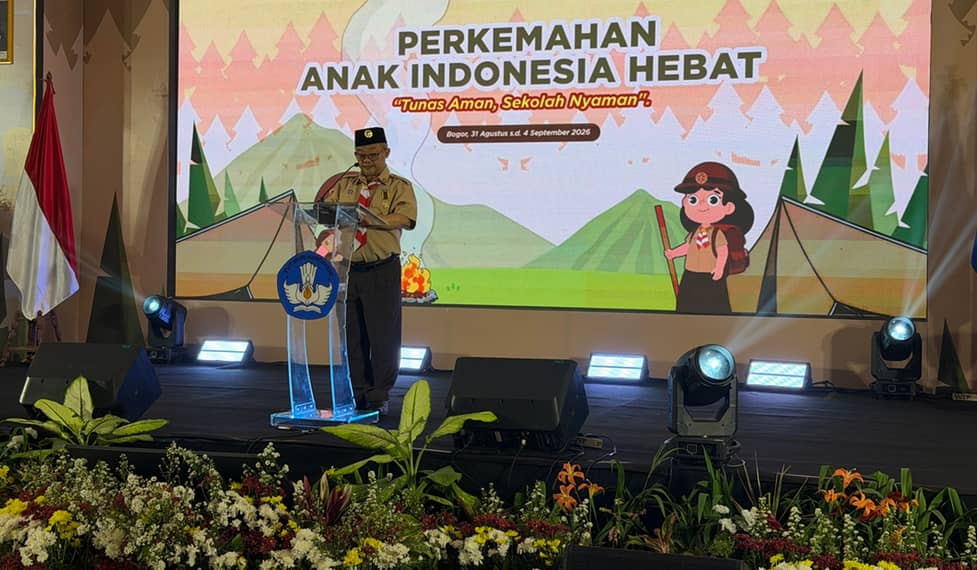 Dedikasi Mendikdasmen Abdul Mu’ti Raih Apresiasi Lencana Darma Bakti Pramuka, “Menjadi Petunjuk Arah dan Lentera Kebersamaan”